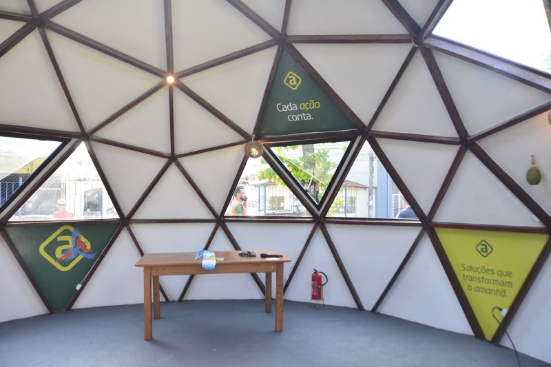 Inauguração do HUB de reciclagem na Cidade Nova