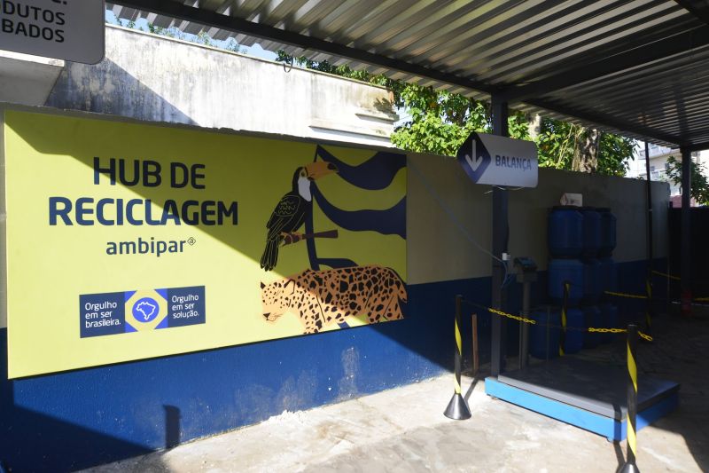 Inauguração do HUB de reciclagem na Cidade Nova