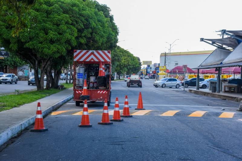 Sinalização por toda Ananindeua