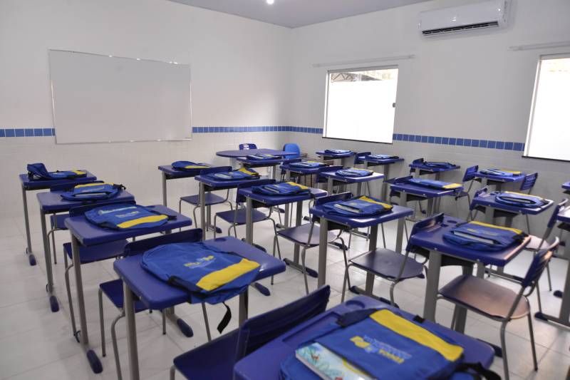 Sala de aula completa e climatizada 