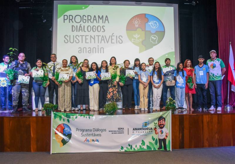 Homenagem ao colaboradores do programa da SEMA.