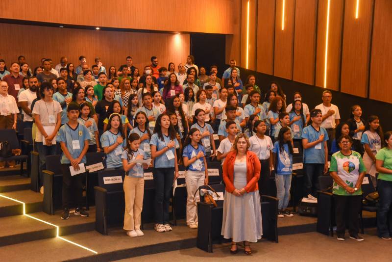 Alunos da rede municipal. 