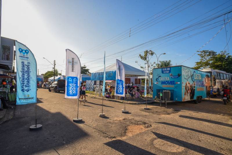 Centro comuntário do Aurá, onde foi realizado o Programa Prefeitura em Movimento.