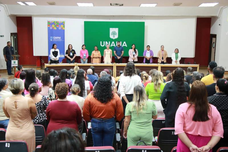 notícia: Mais de 300 participantes estiveram na 5.ª Conferência Municipal de Políticas para as Mulheres de Ananindeua 