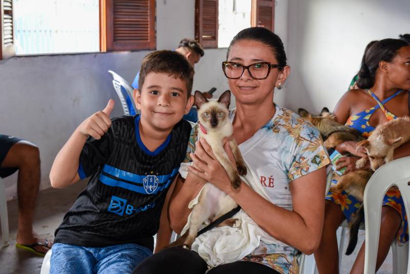 Cães e gatos bem assistidos, tutores felizes.