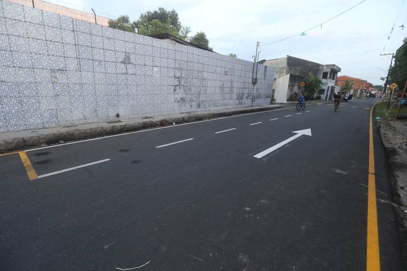 Vias entregues pela Prefeitura.