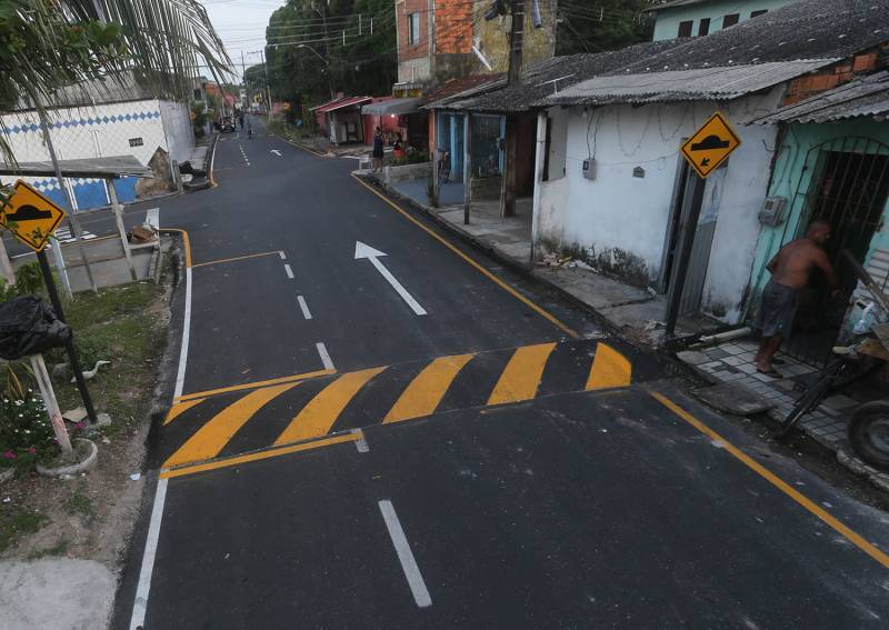 Ruas requalificadas.