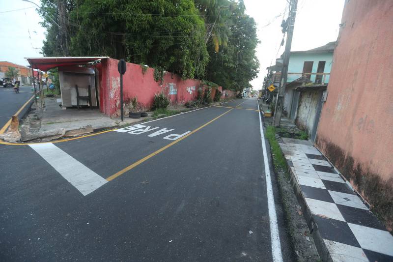Bairro Guanabara recebe melhorias em infraestrutura viária.