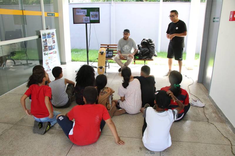 Aula sobre a história do skate.
