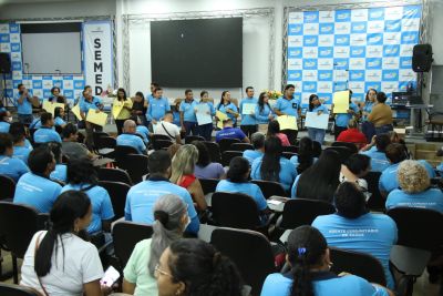 galeria: Capacitação de servidores ACS no auditório da SEMED