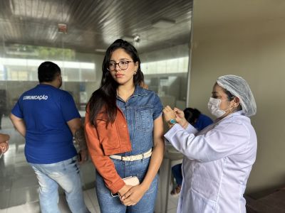 galeria: Vacinação da gripe na sede da Prefeitura de Ananindeua