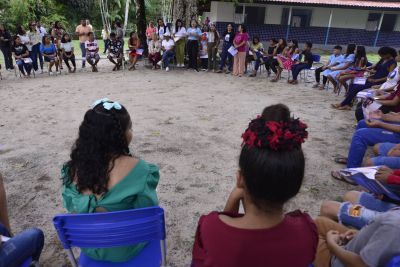 galeria: Prevenção da gravidez na adolescência na ilha João Pilatos  na comunidade Igarapé Grande