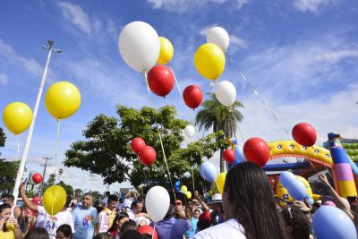 galeria: Manhã alegre e conscientização sobre autismo no parque Cultural Vila Maguary