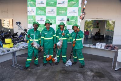galeria: Ato de entrega de equipamentos e móveis para SEMA por meio de compensação ambiental
