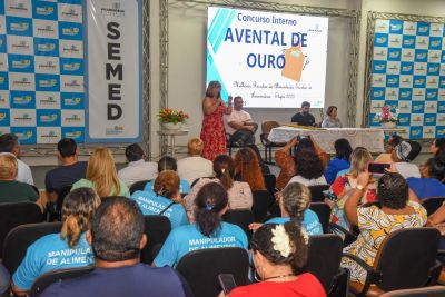 galeria: Premiação do Concurso Interno Avental de Ouro, no Auditório da SEMED