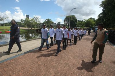 galeria: Guarda Municipal com Projeto Anjos da Guarda no parque Curió Utinga