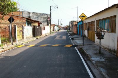 galeria: Inauguração de ruas pavimentadas, rua Belém, rua Recife, rua Manaus e rua Fortaleza no bairro Águas Lindas
