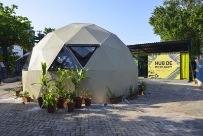 galeria: Inauguração do HUB de reciclagem na Cidade Nova