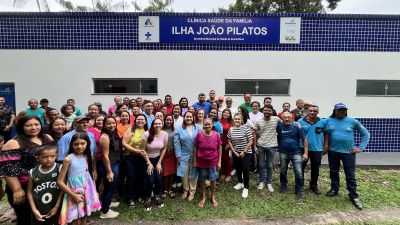 notícia: Clínica Saúde da Família Ilha João Pilatos é inaugurada pela Prefeitura de Ananindeua