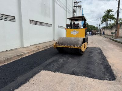 notícia: Recuperação asfáltica: Rua Zigle é revitalizada