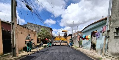 notícia: "Comunidade Todos os Santos" recebe pavimentação e vê transformação na infraestrutura