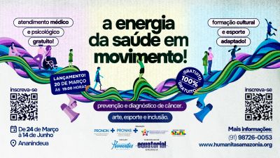 notícia: Estão abertas as inscrições para capacitações artísticas e esportivas do projeto ‘A Energia da Saúde em Movimento’ para pessoas PCD