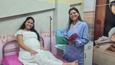 notícia: Primeiro parto é realizado com sucesso na Maternidade Sagrada Família de Ananindeua 
