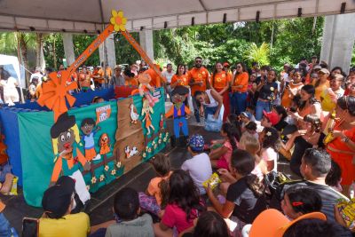 notícia: Crianças, famílias e profissionais se unem no Parque de Ananindeua em ação especial da campanha “Faça Bonito”