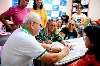notícia: Curso de confecção de bolsas e pintura em tecido une criatividade, aprendizado e geração de renda