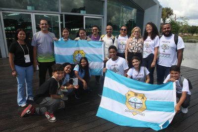 notícia: Estudantes de Ananindeua representam município em conferência estadual sobre meio ambiente 