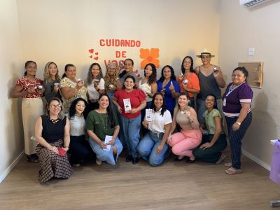 notícia: Curso de cosméticos naturais fortalece autoestima e autonomia de mulheres em Ananindeua 