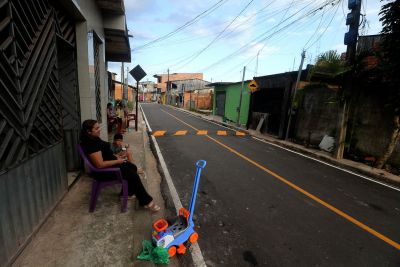 notícia: Nova pavimentação leva mais dignidade ao bairro do Atalaia