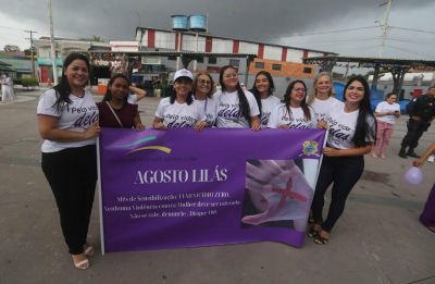 notícia: Agosto Lilás reforça a luta pelo fim da violência contra a mulher em Ananindeua