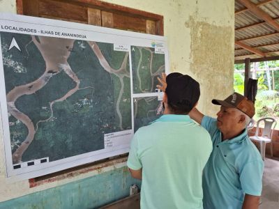 notícia: Reunião de Alinhamento na Ilha de Santa Rosa prepara comunidade do Cajueiro para a 1ª Conferência Municipal de Desenvolvimento Rural Sustentável