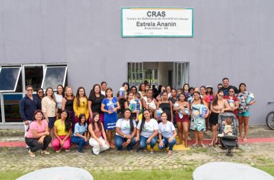 notícia: Agosto Dourado reforça a importância da amamentação nos CRAS de Ananindeua