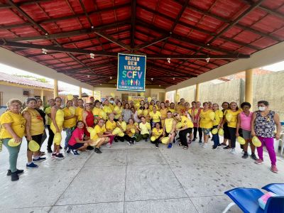 notícia: Idosos do CRAS participam de palestra sobre a campanha Setembro Amarelo