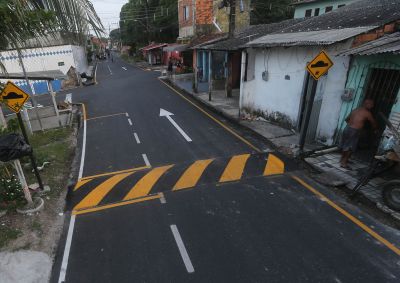 notícia: Mais de 2 km de vias requalificadas são entregues à população do bairro Guanabara
