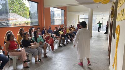 notícia: Casa da Mulher Brasileira de Ananindeua promove ações do Setembro Amarelo