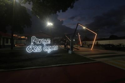 notícia: Prefeitura de Ananindeua entrega reforma e requalificação do Parque das Águas na Região Sul