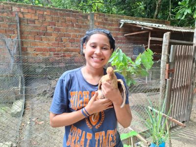 notícia: Jovem de 18 anos encontra no CAF a oportunidade de viver da agricultura em Ananindeua