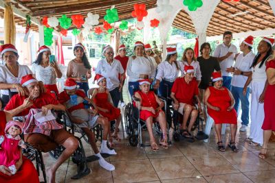 notícia: Natal que aquece o coração: SEMCAT celebra data com idosos, crianças e adolescentes do acolhimento institucional