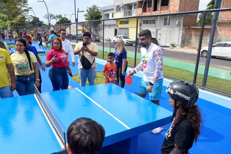 Inauguração o Parque Zona Sul no conjunto Júlia Sefer