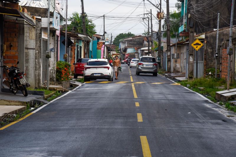 Inauguração Asfáltica no conjunto Saint Cleir Passarinho no bairro 40 Horas