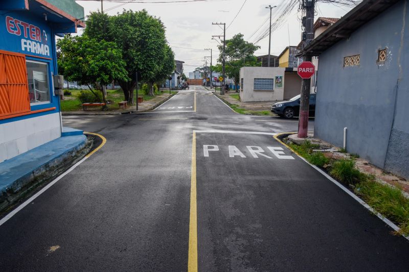 Inauguração Asfáltica no conjunto Saint Cleir Passarinho no bairro 40 Horas