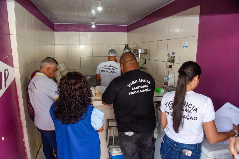 Vistoria da Vigilância em Saúde em Pontos de Açaí na Cidade Nova 6