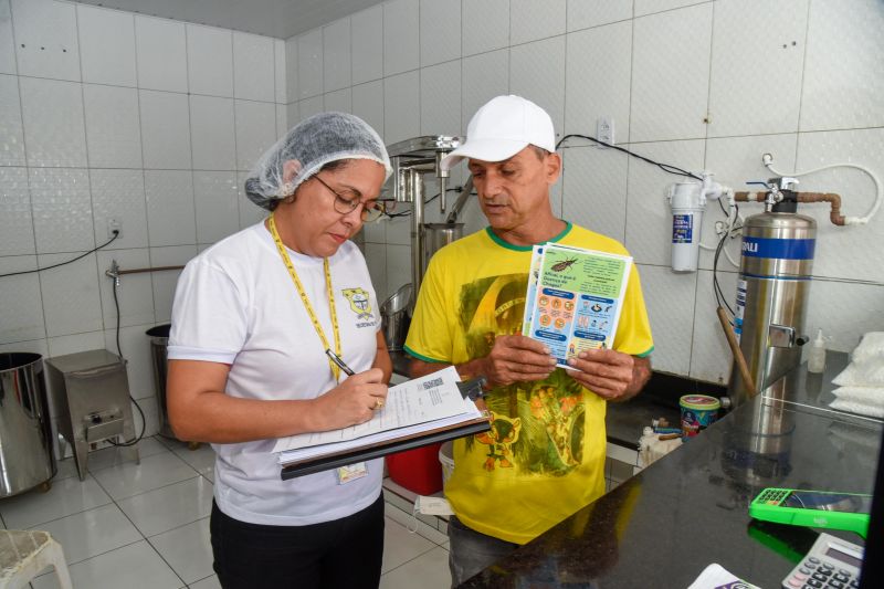 Vistoria da Vigilância em Saúde em Pontos de Açaí na Cidade Nova 6