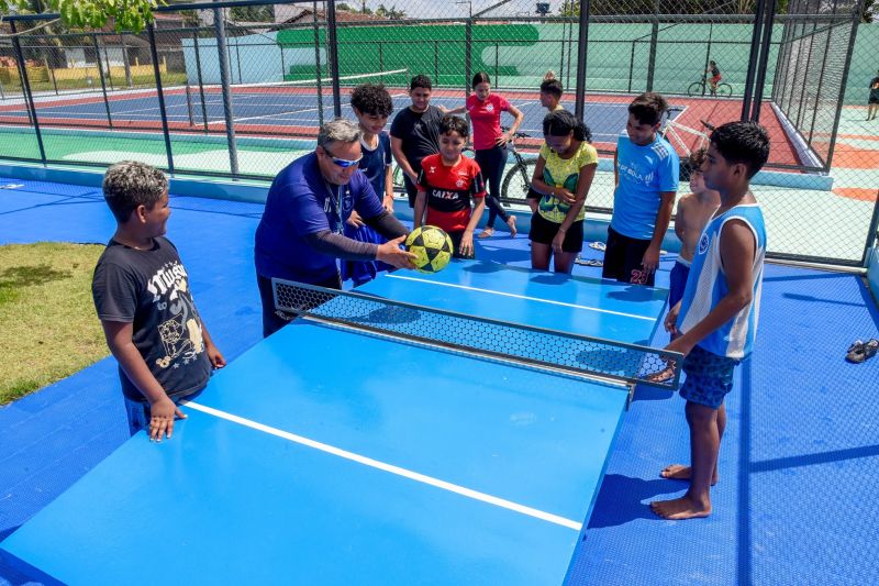 Projeto esporte nas férias no parque Zona Sul