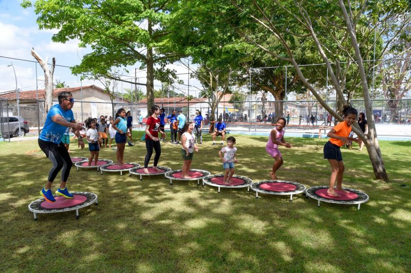 Projeto esporte nas férias no parque Zona Sul