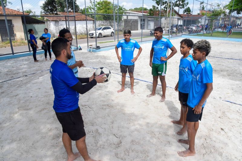 Projeto esporte nas férias no parque Zona Sul