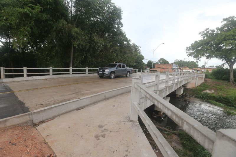 Inauguração da nova ponte da passagem Santa Clara no bairro 40 Horas